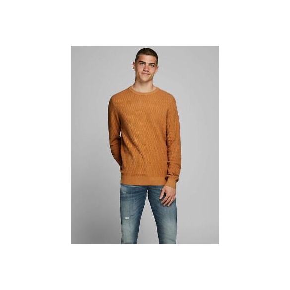 Jack & Jones - Maglione da uomo, vestibilità regolare Tramonto hawaiano XL
