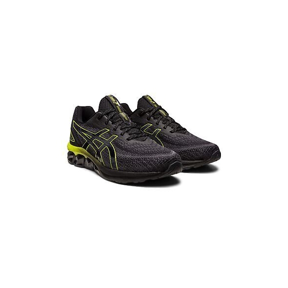ASICS Gel-Quantum 180 VII, Scarpe da Ginnastica Uomo, Black Neon Lime, 41.5 EU