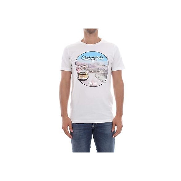 JACK&JONES 12138454 Summer Tee T-Shirt E Canotte Uomo Cloud Dancer L