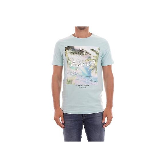 JACK&JONES 12138454 Summer Tee T-Shirt E Canotte Uomo AQUAMARINA L
