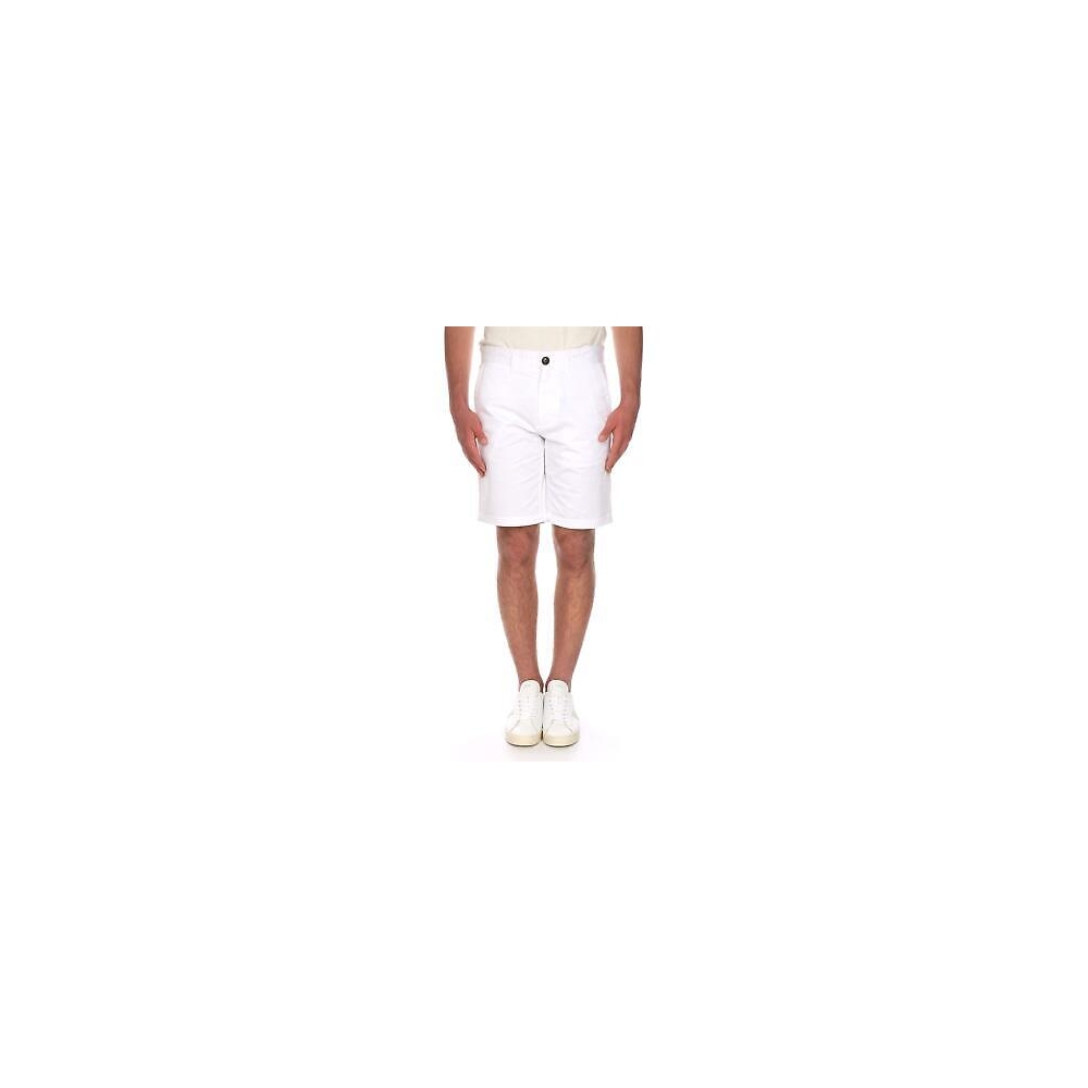 SUN68 Shorts Bermuda Uomo Bianco