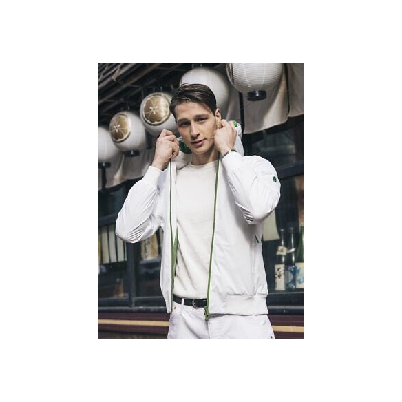 People of Shibuya Giacca Impermeabile Uomo Hikaru PM863 (White/Green)