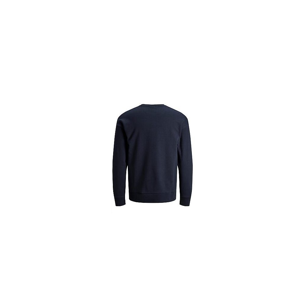 JACK & JONES Snap Sweat Crew Neck...