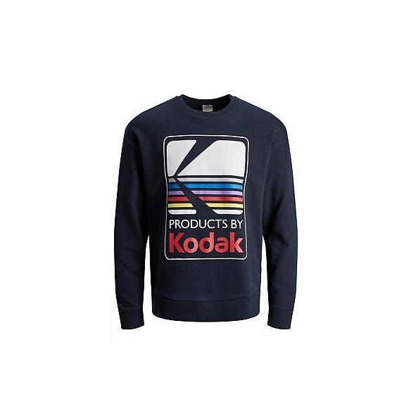 JACK & JONES Snap Sweat Crew Neck Felpa Girocollo pubblicit? Senza Tempo Total