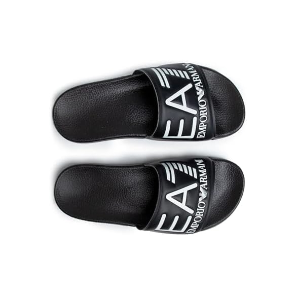 Emporio Armani EA7 Ciabatte Unisex con Maxi Logo