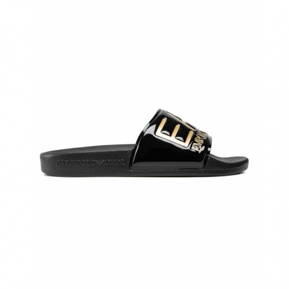 Emporio Armani EA7 Ciabatte Unisex con Maxi Logo