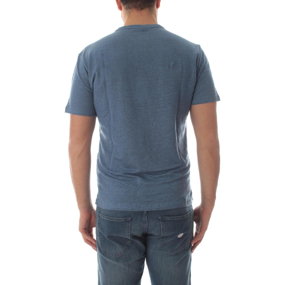 SUN 68 t-Shirt Linen Solid Girocollo...