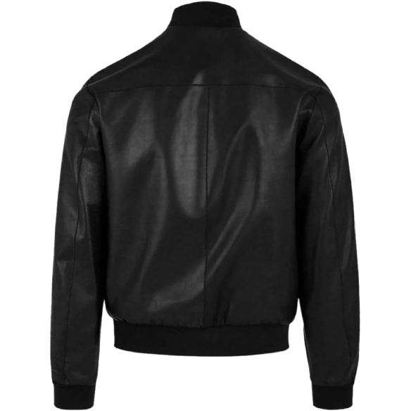 The Jack Leathers Giacca in pelle leggera 0.3 Derek Seamless Plongee (Nero)