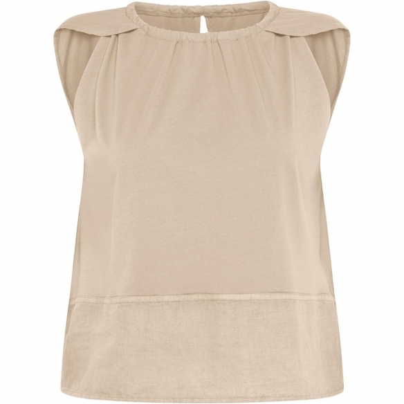 DEHA T-Shirt Combinde Linen Top Donna (Almond Brown)