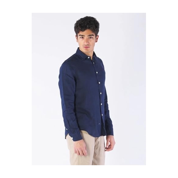 AT.P.CO Camicia Uomo Realizzata in Lino Tinto Capo (Modello Carl)