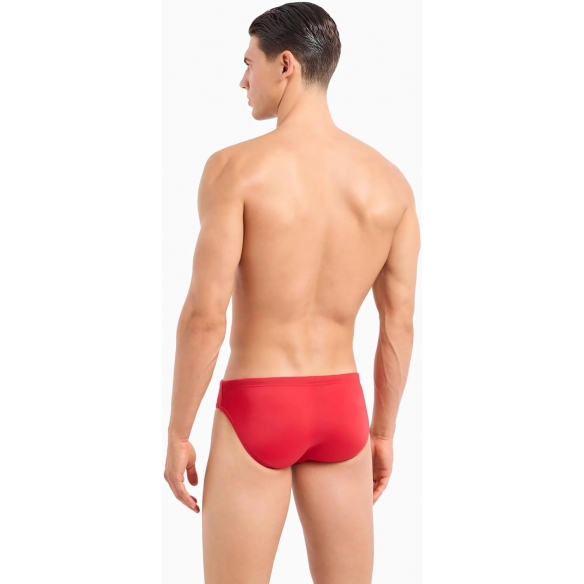 Emporio Armani EA7 Costume da Bagno Slip con Logo ASV (White)