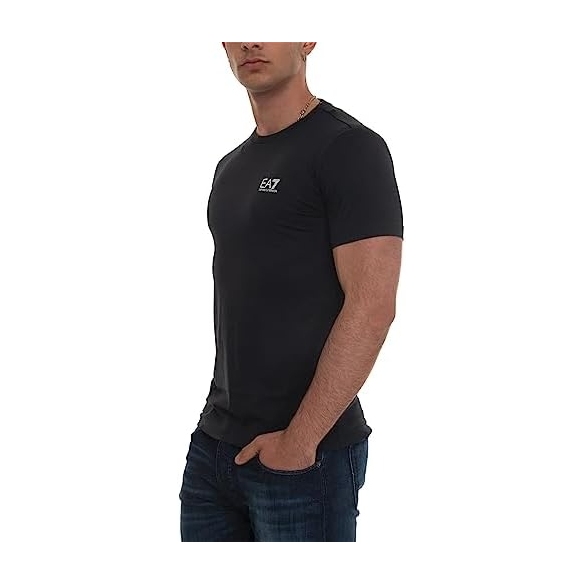 EA7 T-Shirt Girocollo Cotone Logo Cuore Armani P24