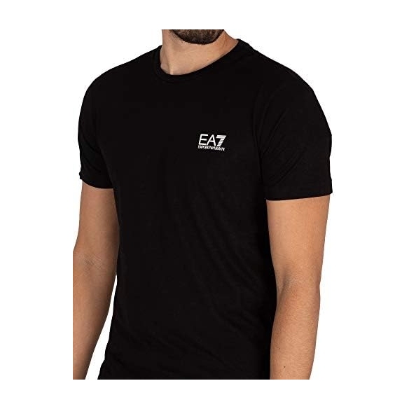 EA7 T-Shirt Girocollo Cotone Logo Cuore Armani P24
