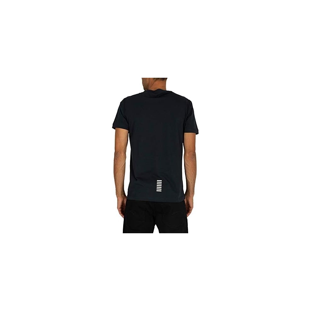 EA7 T-Shirt Girocollo Cotone Logo...