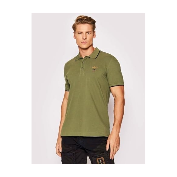 Aeronautica Militare Polo Basica in Cotone