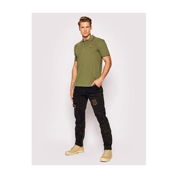 Aeronautica Militare Polo Basica in Cotone