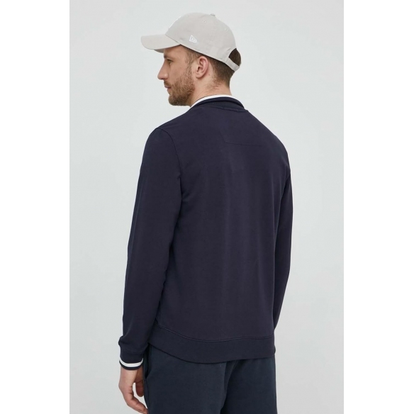 Aeronautica Militare Felpa Girocollo Frecce Tricolori Full-Zip Ricamata (Blu Nav