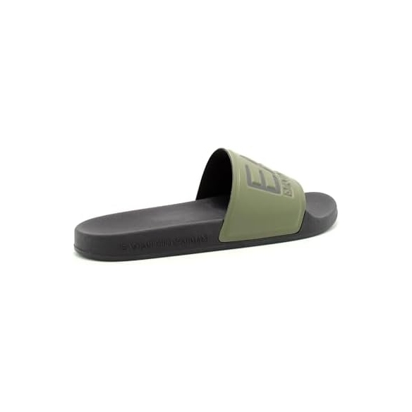 Emporio Armani EA7 Ciabatte Unisex con Maxi Logo