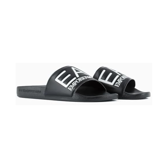 Emporio Armani EA7 Ciabatte Unisex con Maxi Logo