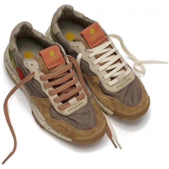 SATORISAN Chacrona Laser Premium - Sneaker Casual Uomo in Pelle Ecosostenibile