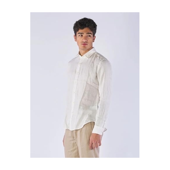 AT.P.CO Camicia Uomo Realizzata in Lino Tinto Capo (Modello Carl)