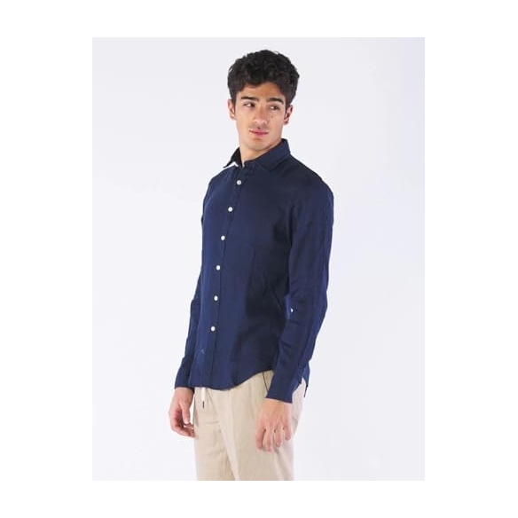 AT.P.CO Camicia Uomo Realizzata in Lino Tinto Capo (Modello Carl)
