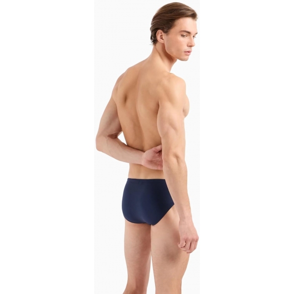 Emporio Armani EA7 Costume da Bagno Slip con Logo ASV (White)