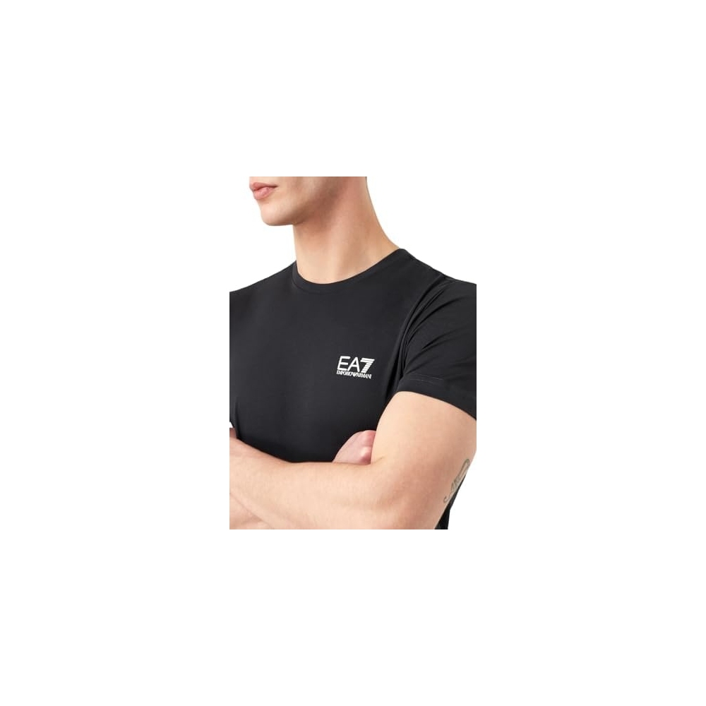 EA7 T-Shirt Girocollo Cotone Logo...