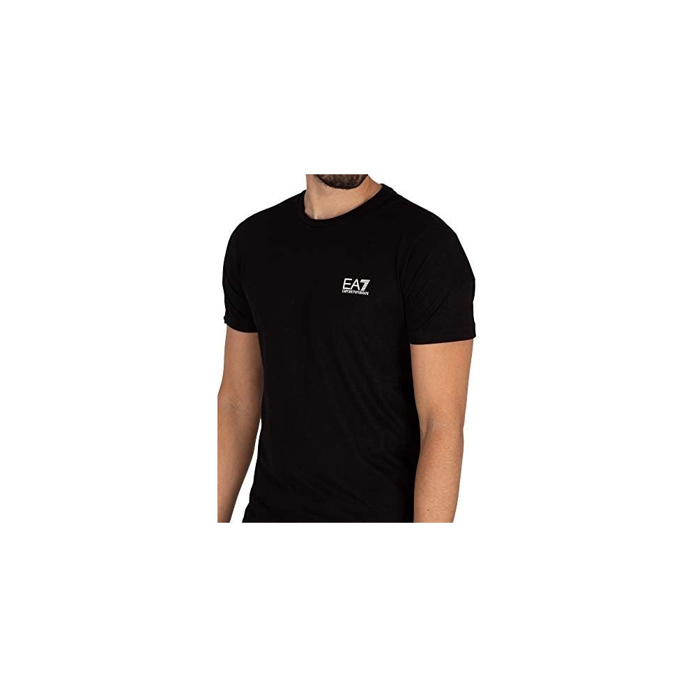 EA7 T-Shirt Girocollo Cotone Logo...