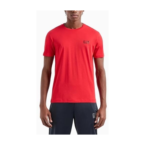 EA7 T-Shirt Girocollo Cotone Logo Cuore Armani P24