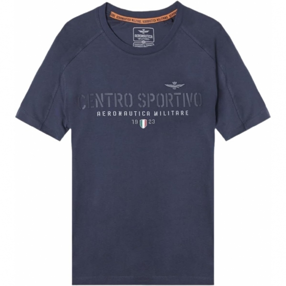 Aeronautica Militare T-Shirt Centro Sportivo Blu Navy