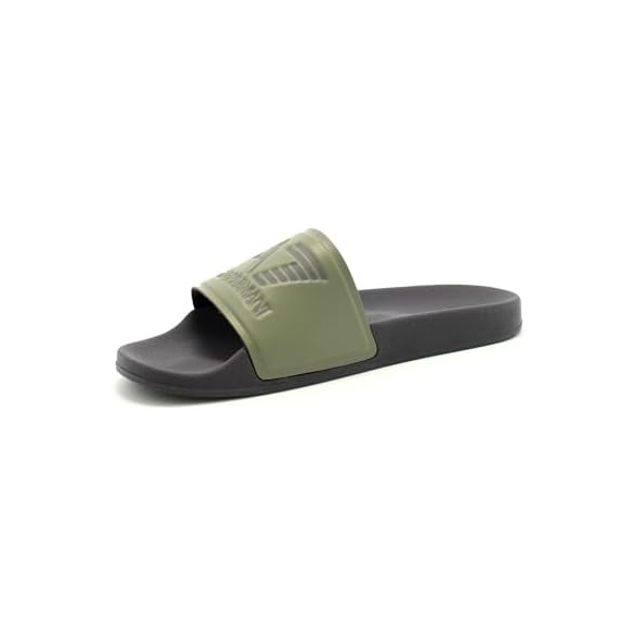 Emporio Armani EA7 Ciabatte Unisex con Maxi Logo