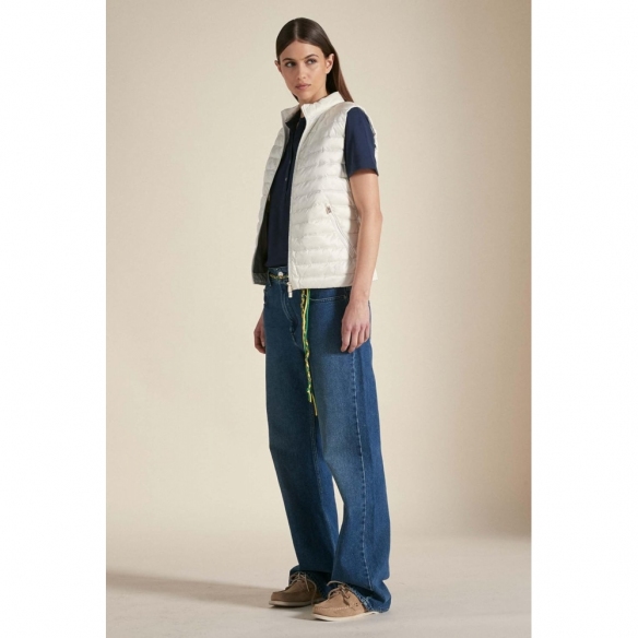 CIESSE PIUMINI Smanicato PAPRIKA Light Down Vest da donna (Colore Panna)