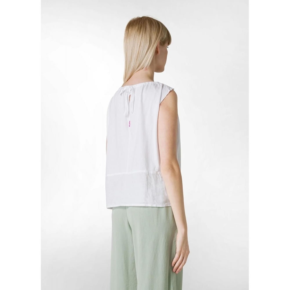 DEHA T-Shirt Combinde Linen Top Donna...