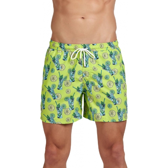 SUNS Costume da Bagno Boxer Uomo Capri (Modello BXS41005U PE24)