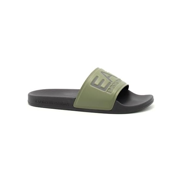 Emporio Armani EA7 Ciabatte Unisex con Maxi Logo
