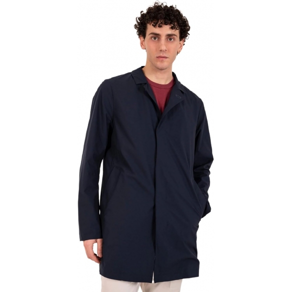 PEOPLE OF SHIBUYA Trench leggero da viaggio (Modello Toshiro PM652 - Blu Navy) 4