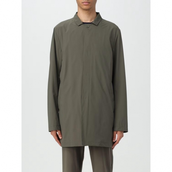 PEOPLE OF SHIBUYA Trench leggero da viaggio (Modello Toshiro PM652 - Verde) 46