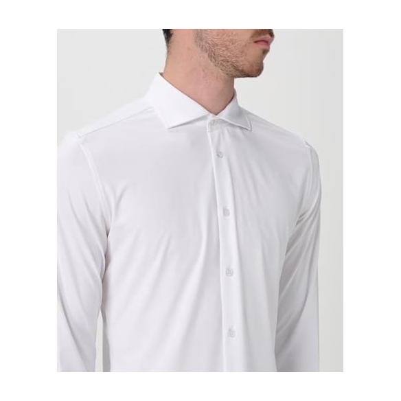 PEOPLE OF SHIBUYA Camicia Uomo Elegante in Tessuto Stretch (Modello Quasar PM-Ma