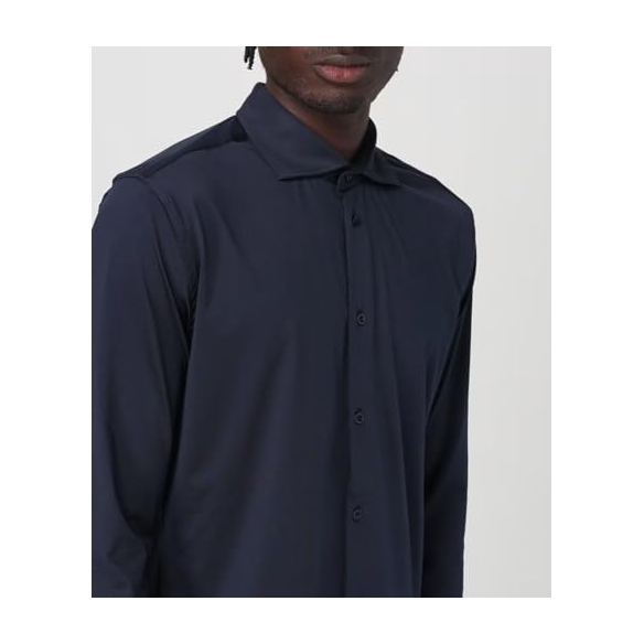 PEOPLE OF SHIBUYA Camicia Uomo Elegante in Tessuto Stretch (Modello Quasar PM-Ma