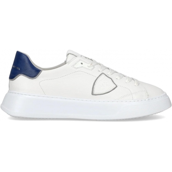 Philippe Model Sneakers Uomo Bassa Temple (Bianco/Blu)