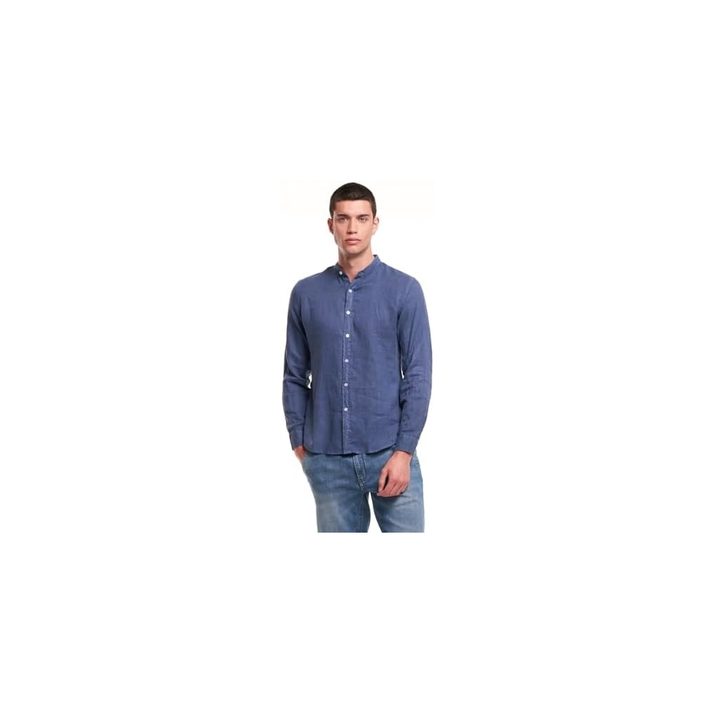 AT.P.CO Camicia Uomo in Lino con...