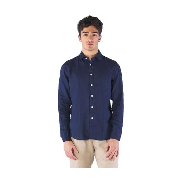 AT.P.CO Camicia Uomo Realizzata in Lino Tinto Capo (Modello Carl)