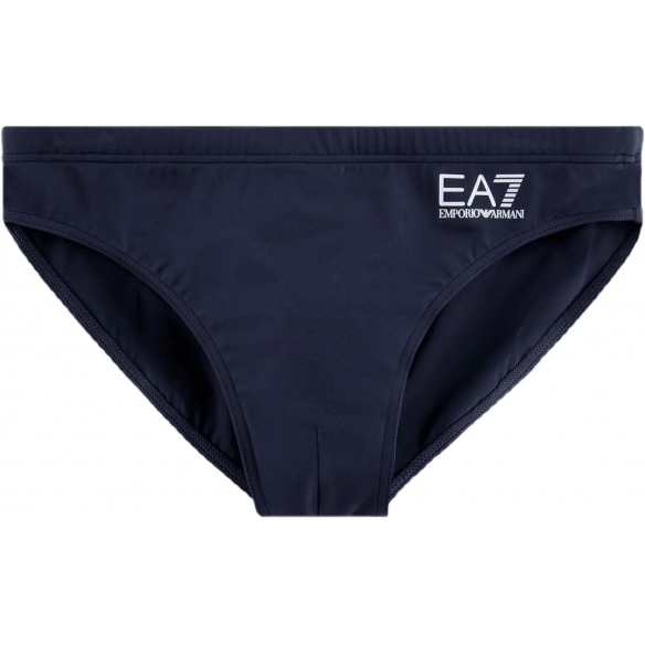Emporio Armani EA7 Costume da Bagno Slip con Logo ASV (White)