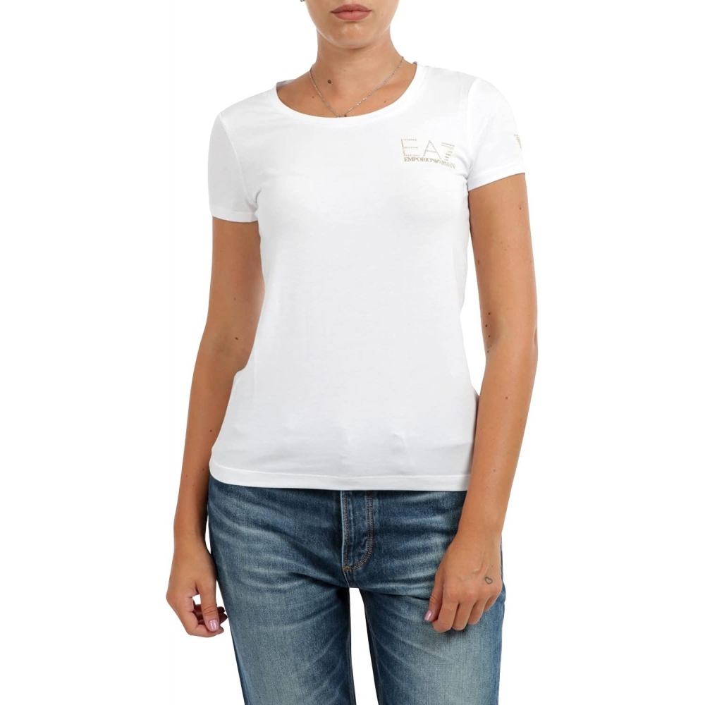 EA7-T-SHIRT - S, Bianco