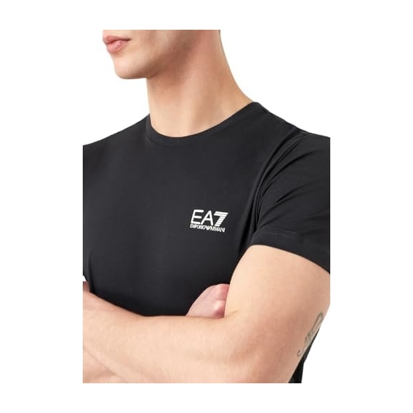 EA7 T-Shirt Girocollo Cotone Logo Cuore Armani P24