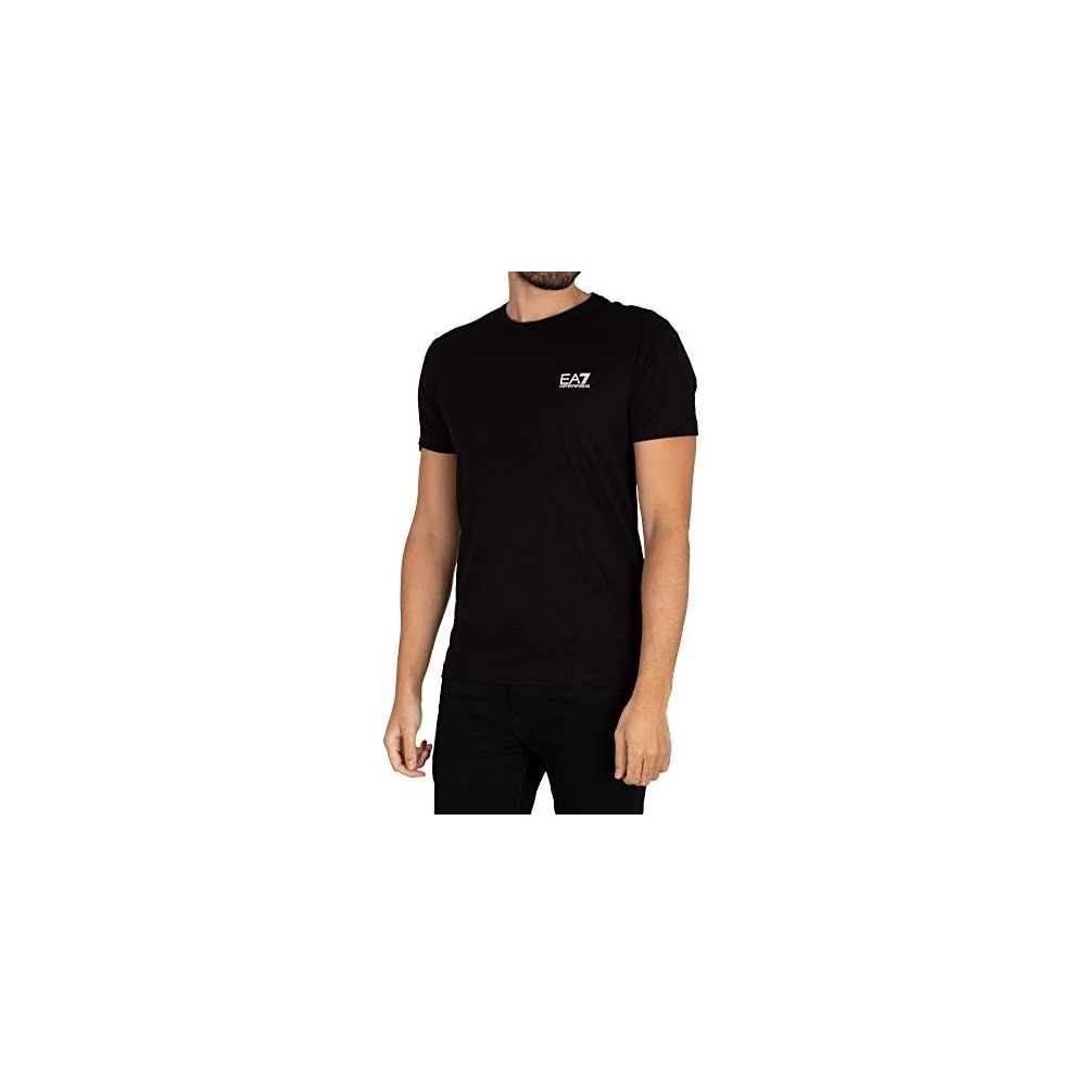 EA7 T-Shirt Girocollo Cotone Logo...