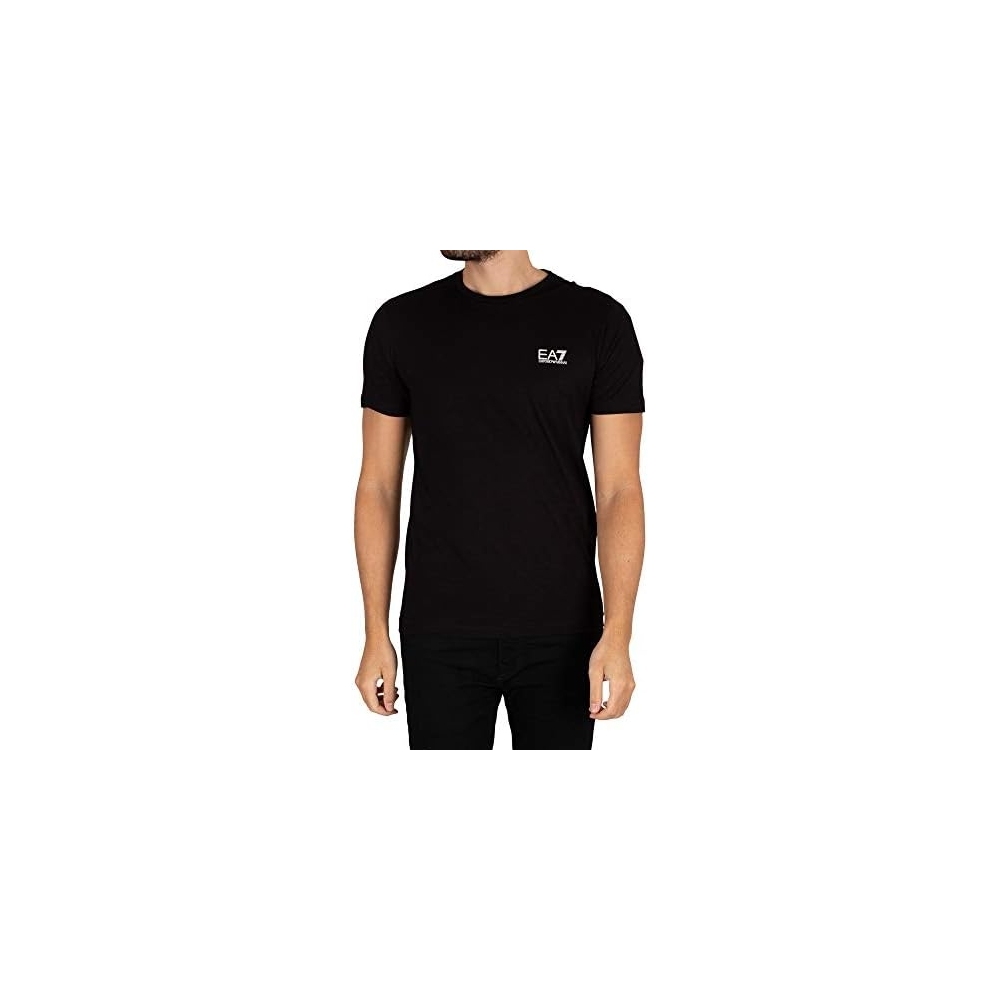 EA7 T-Shirt Girocollo Cotone Logo...