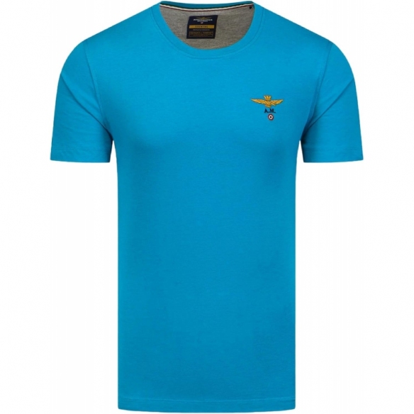 Aeronautica Militare T-Shirt Manica Corta con Logo Ricamato sul Petto 241TS1580J