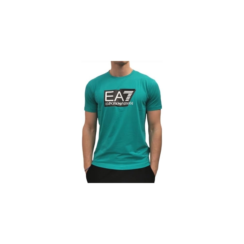 T-Shirt EA7 da uomo Logo Visibility...